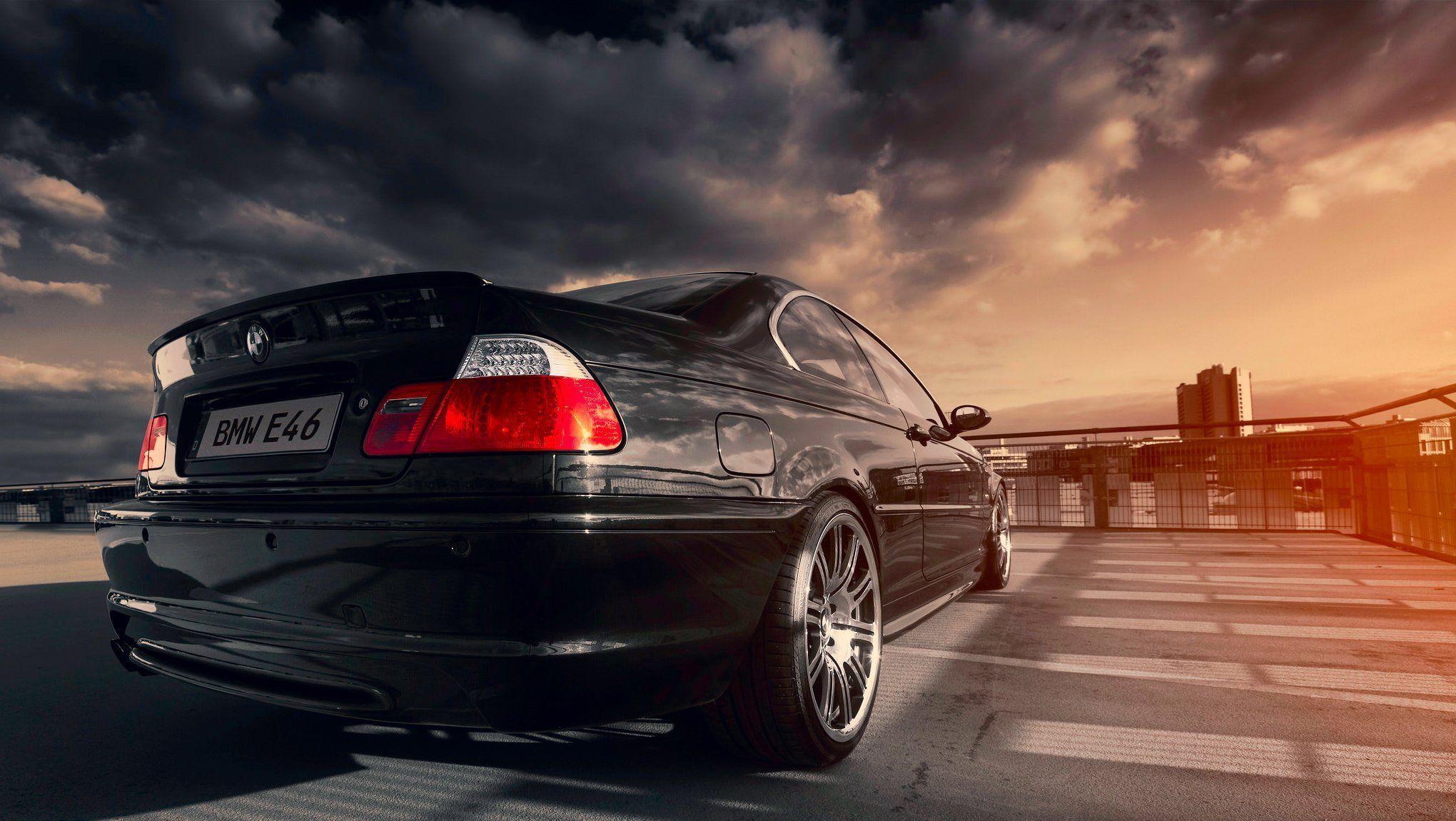 bmw e46 328ci black sun HD wallpapers