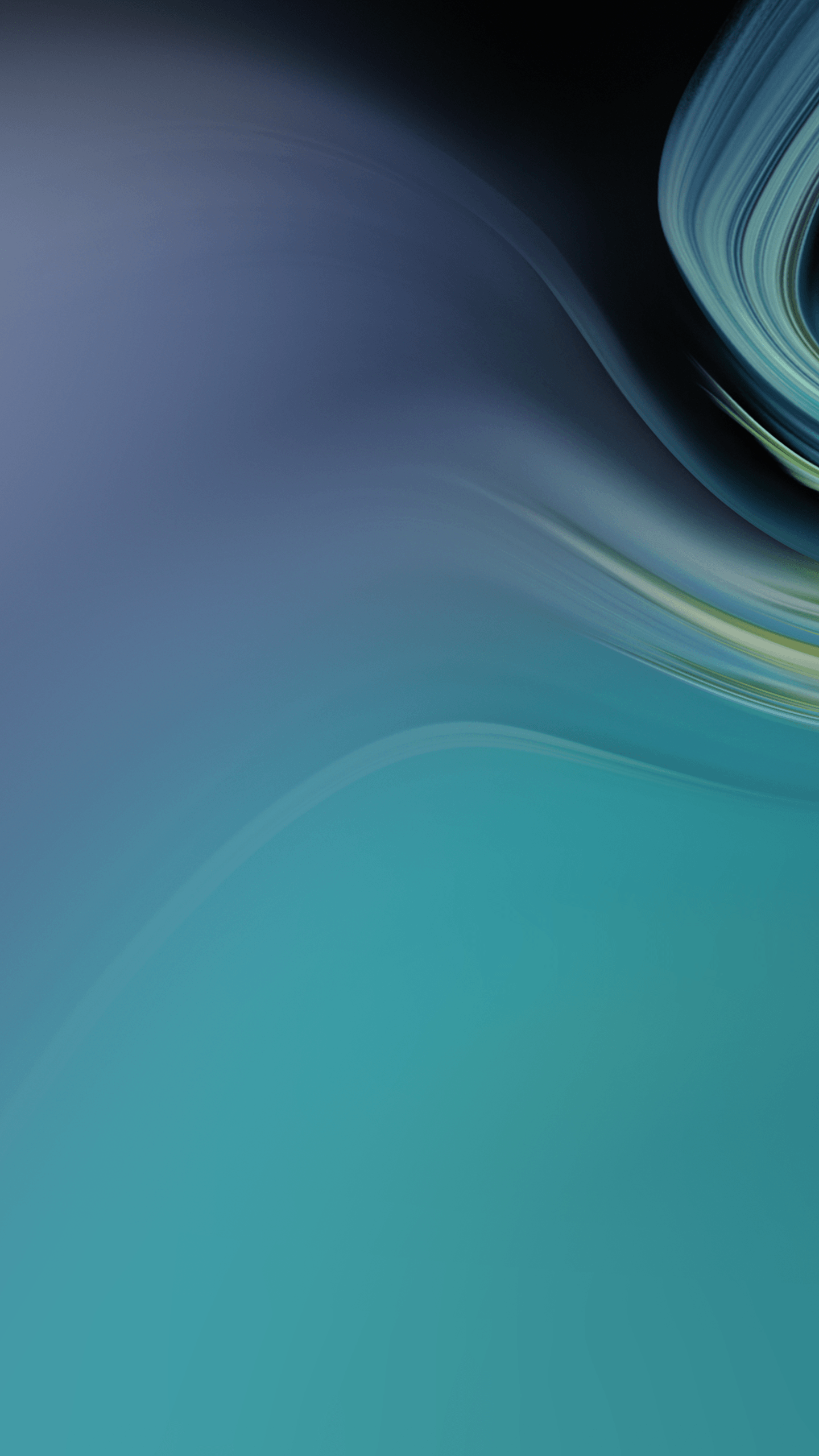 Wallpapers Waves, Gradient, Teal, Turquoise, Samsung Galaxy Tab S4