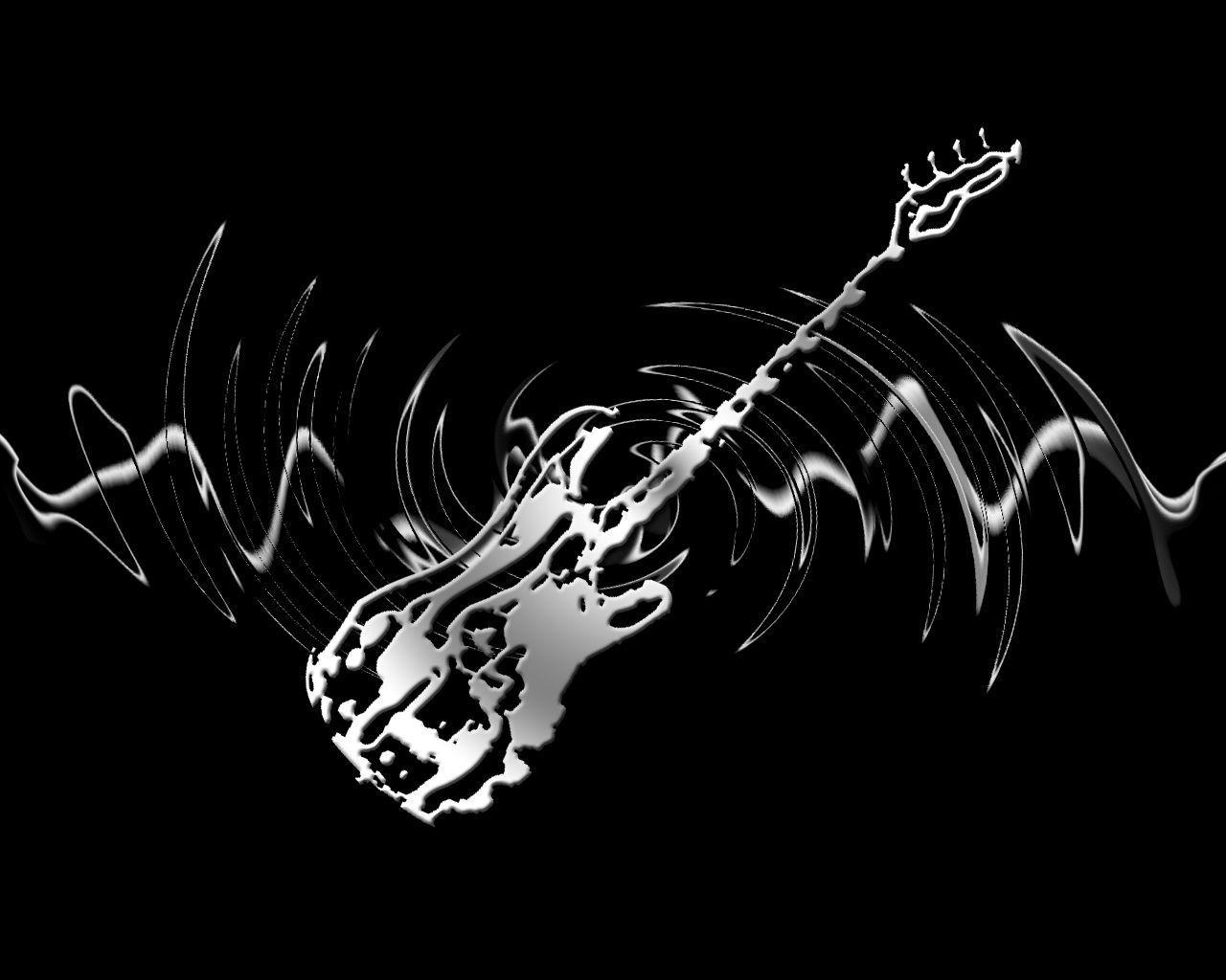 Skeleton Bass Guitar by isaacrtree