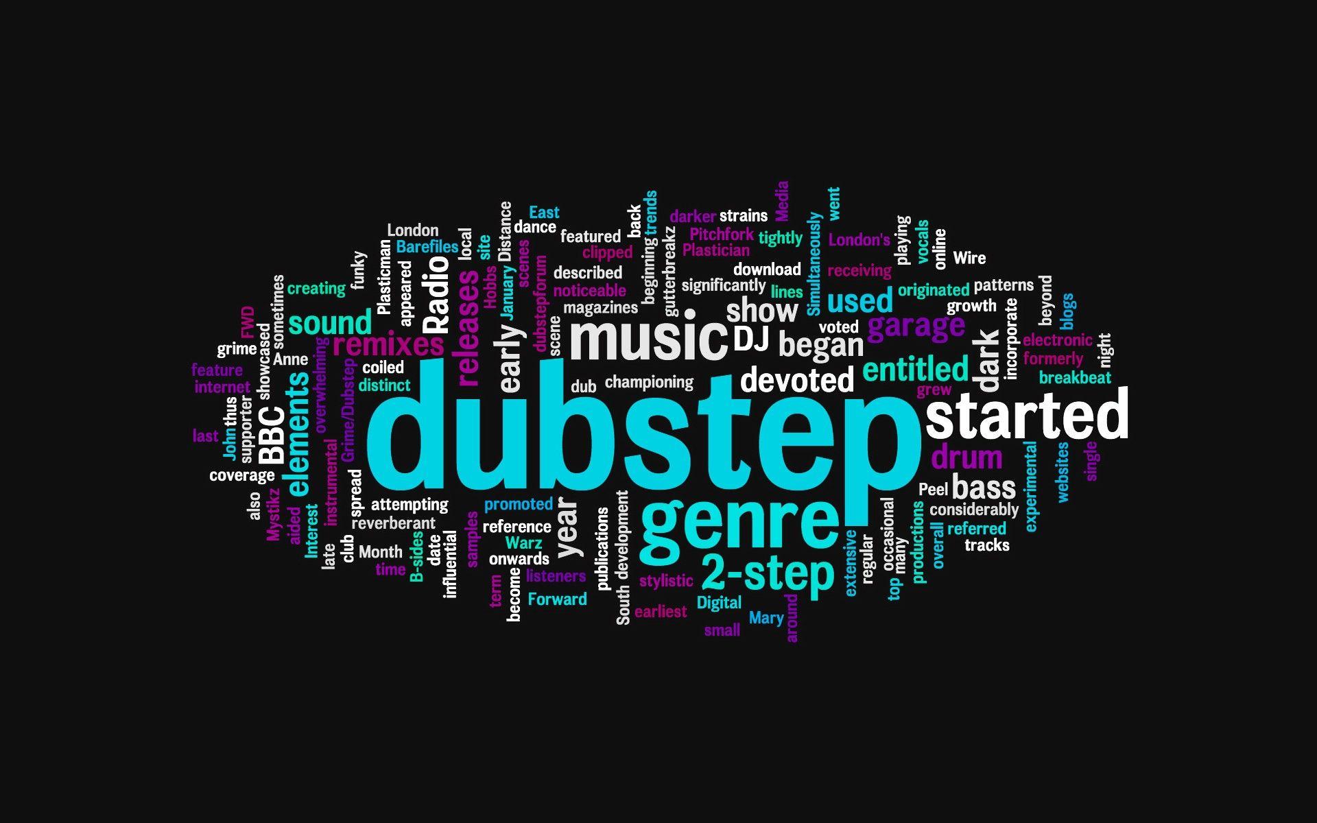 music, bass, electric, dubstep, DJ, wordcloud :: Wallpapers