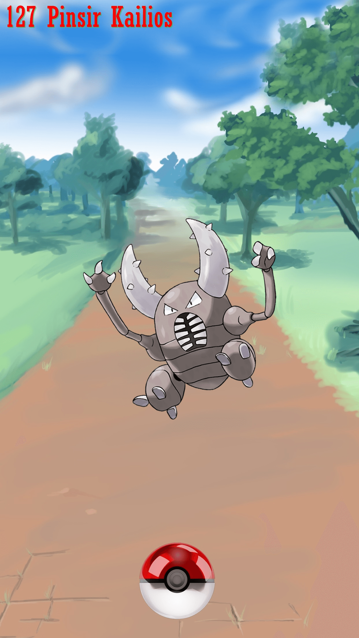 127 Street Pokeball Pinsir Kailios