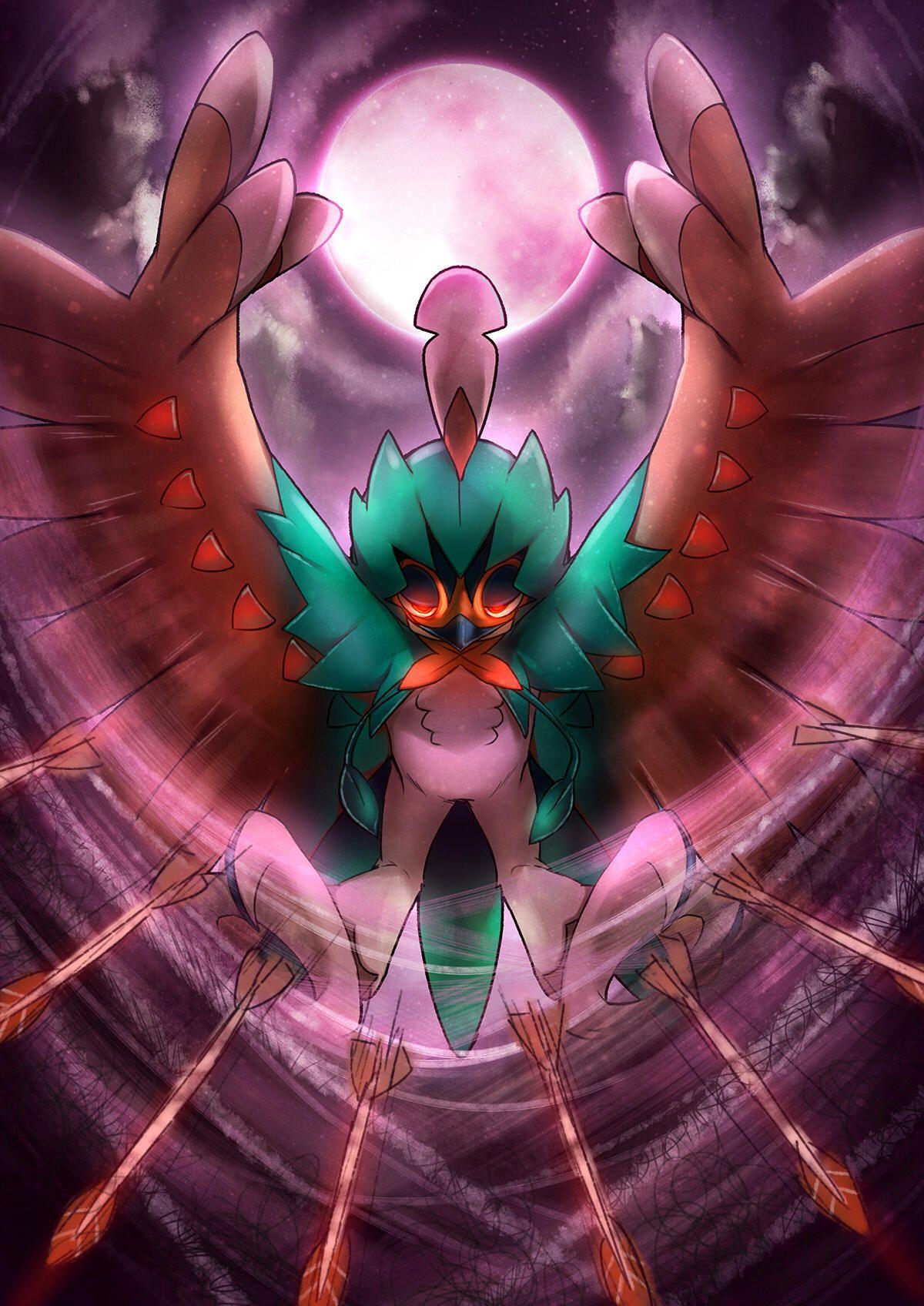 Decidueye used Ominous Wind!