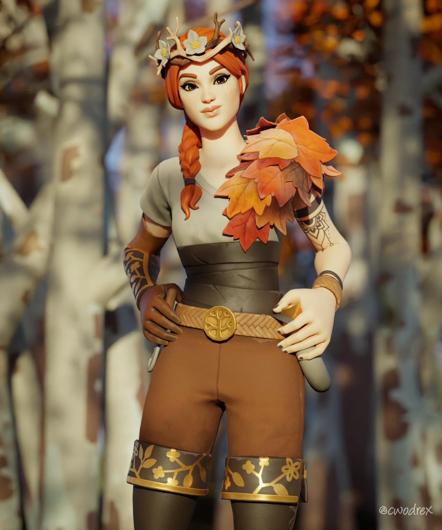 The Autumn Queen Fortnite wallpapers