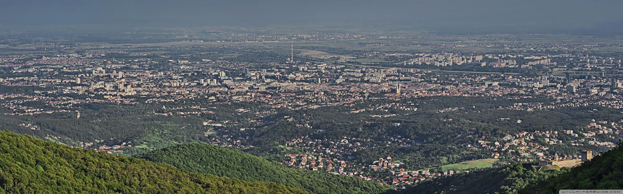 Panorama of Zagreb, Croatia ❤ 4K HD Desktop Wallpapers for • Wide