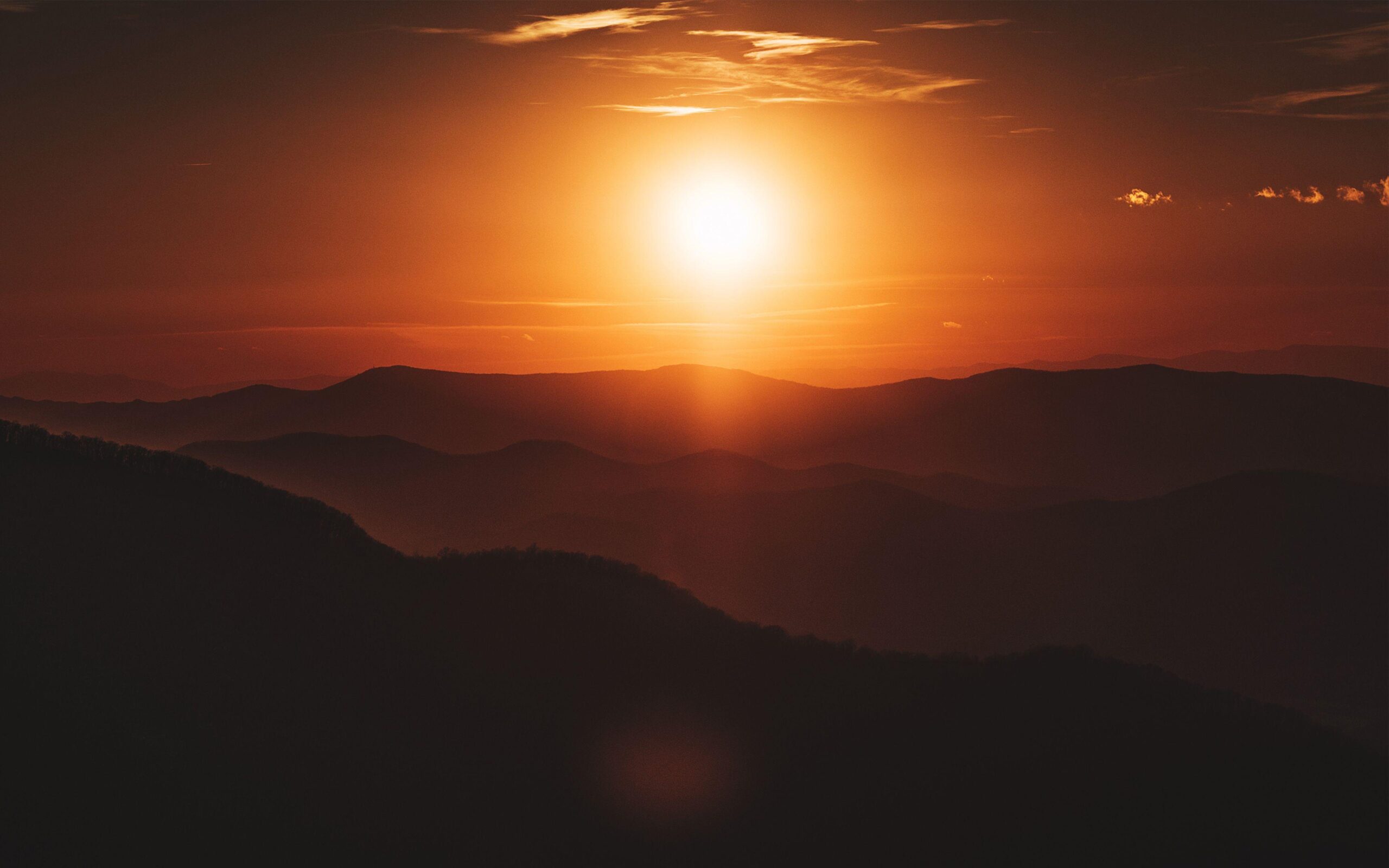 Shenandoah National Park Sunset 4K Wallpapers