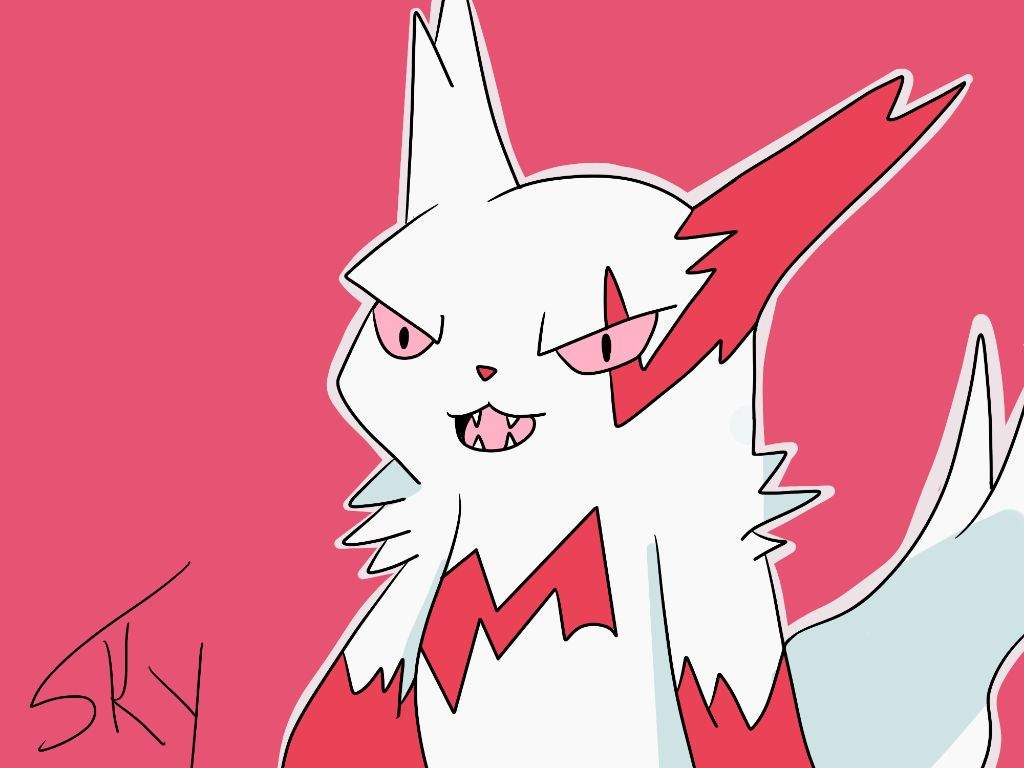 Zangoose art + Update