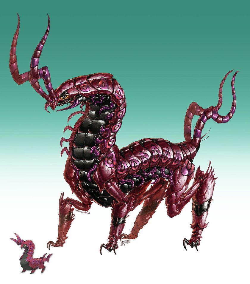 Realistic Pokemon: Scolipede by ReneCampbellArt