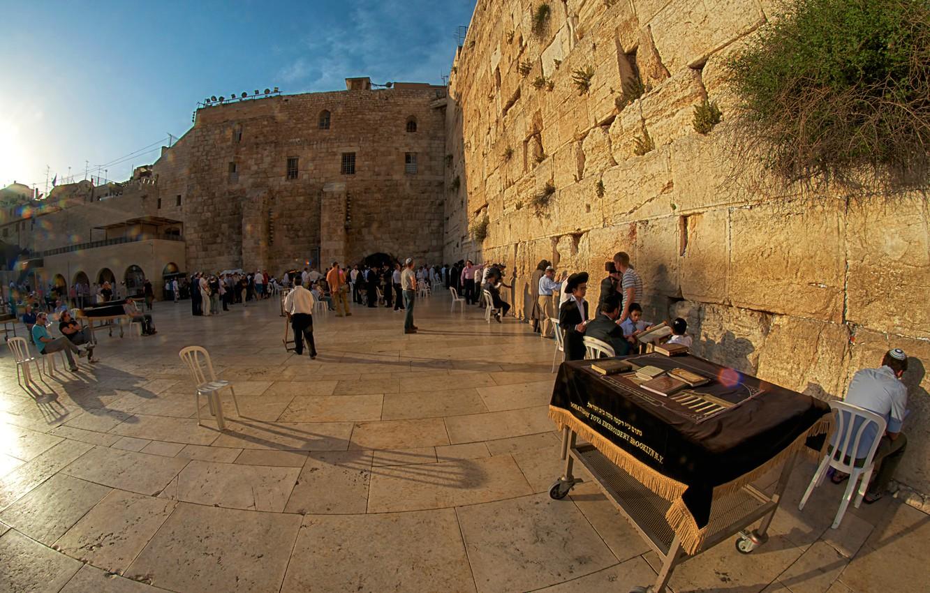 Wallpapers Jerusalem, Israel, the temple mount, the wailing wall