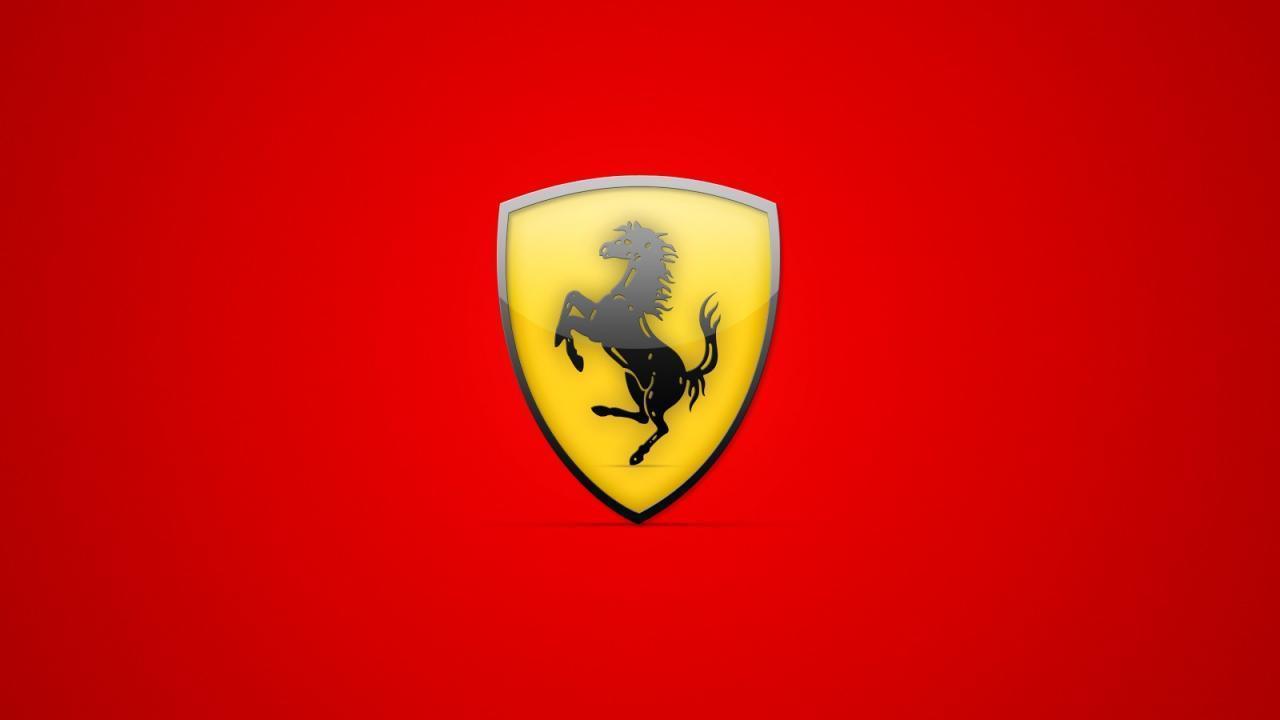 Red Ferrari Logo Backgrounds Wallpapers Desktop Wallpapers