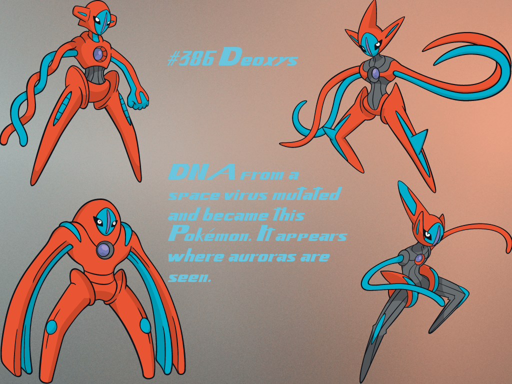 Deoxys GIMP Wallpapers by Queen