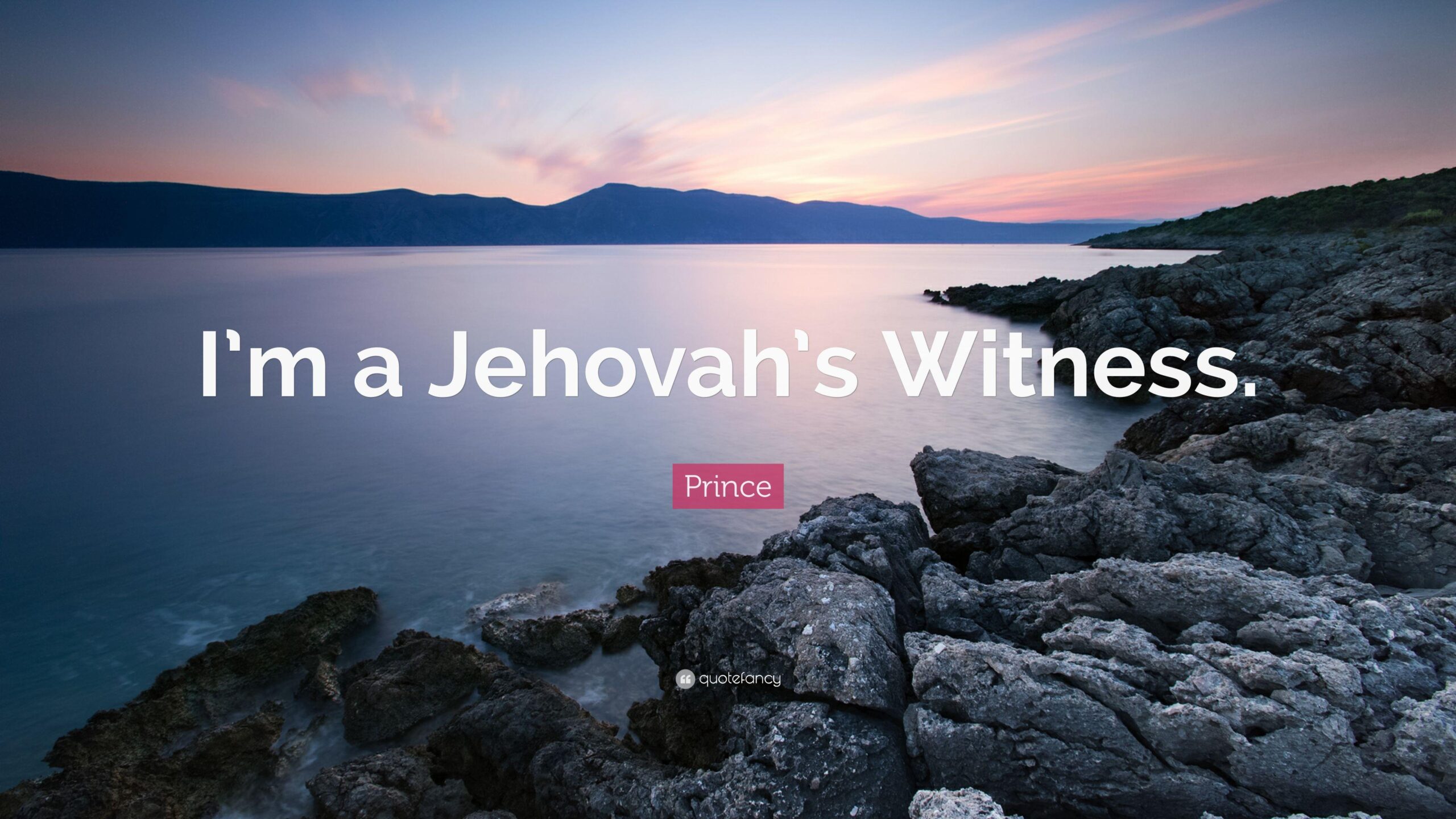 Prince Quote: “I’m a Jehovah’s Witness.”