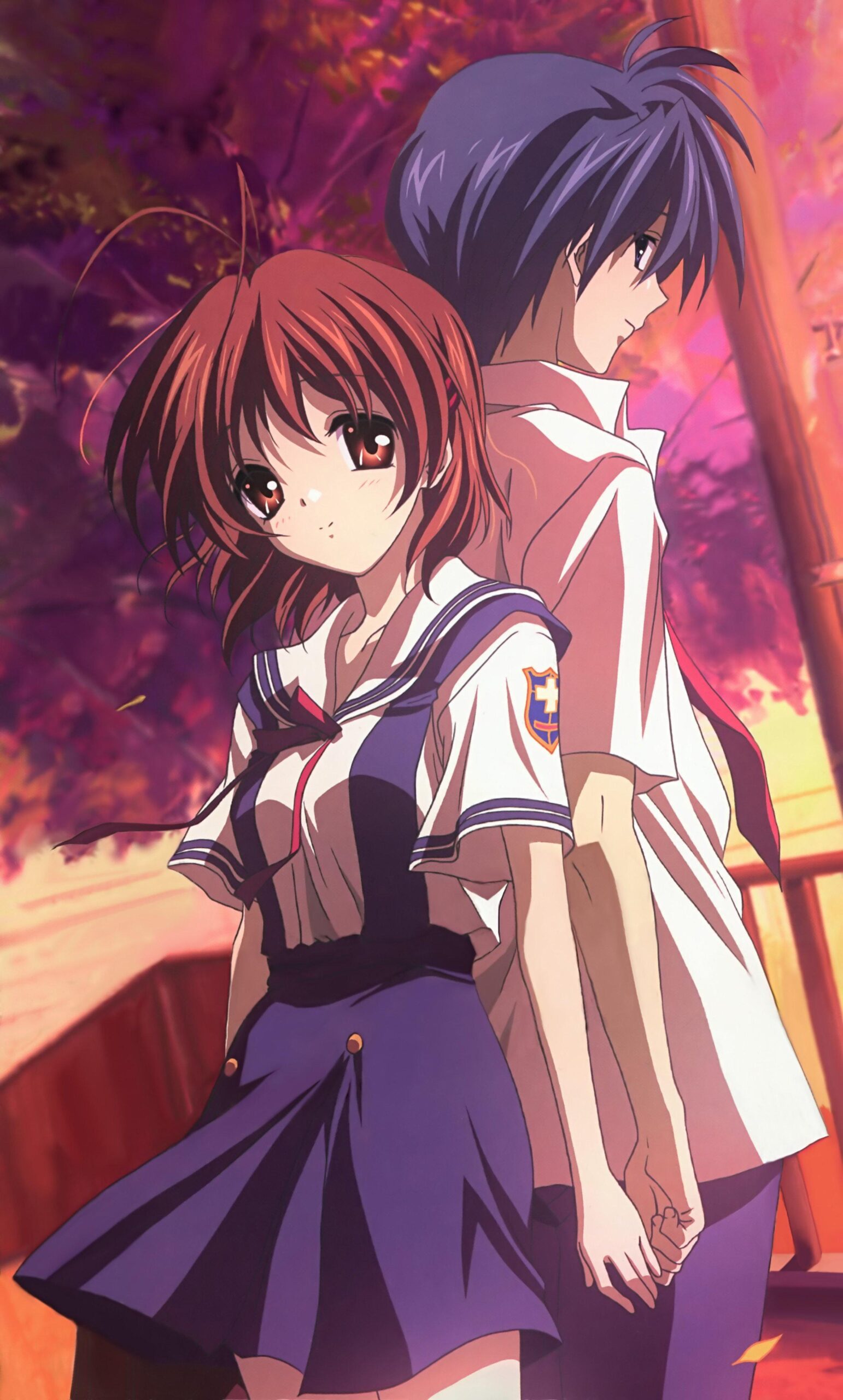 Clannad Furukawa Nagisa Okazaki Tomoya wallpapers