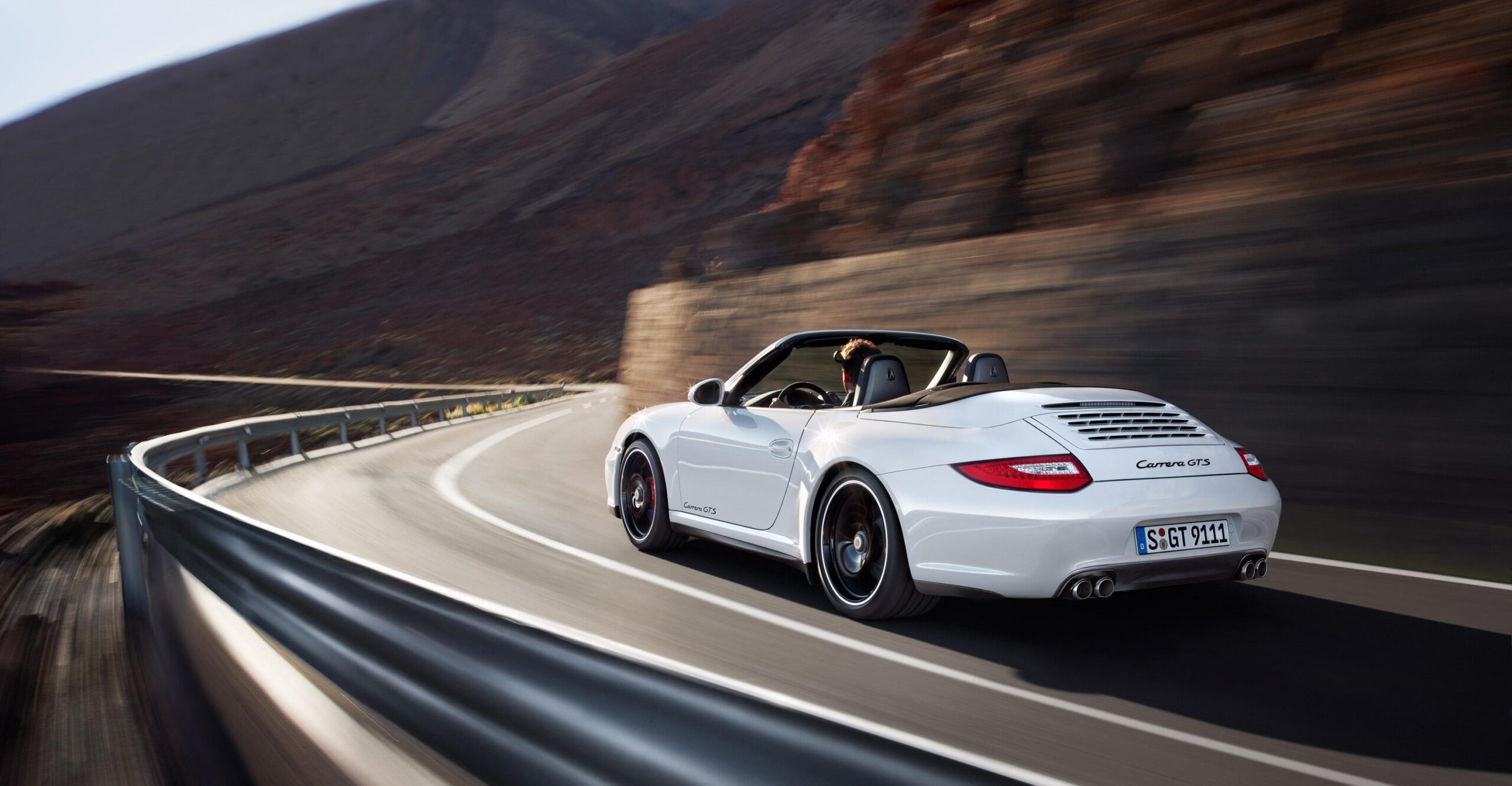 2011 White Porsche 911 Carrera GTS Cabriolet wallpapers