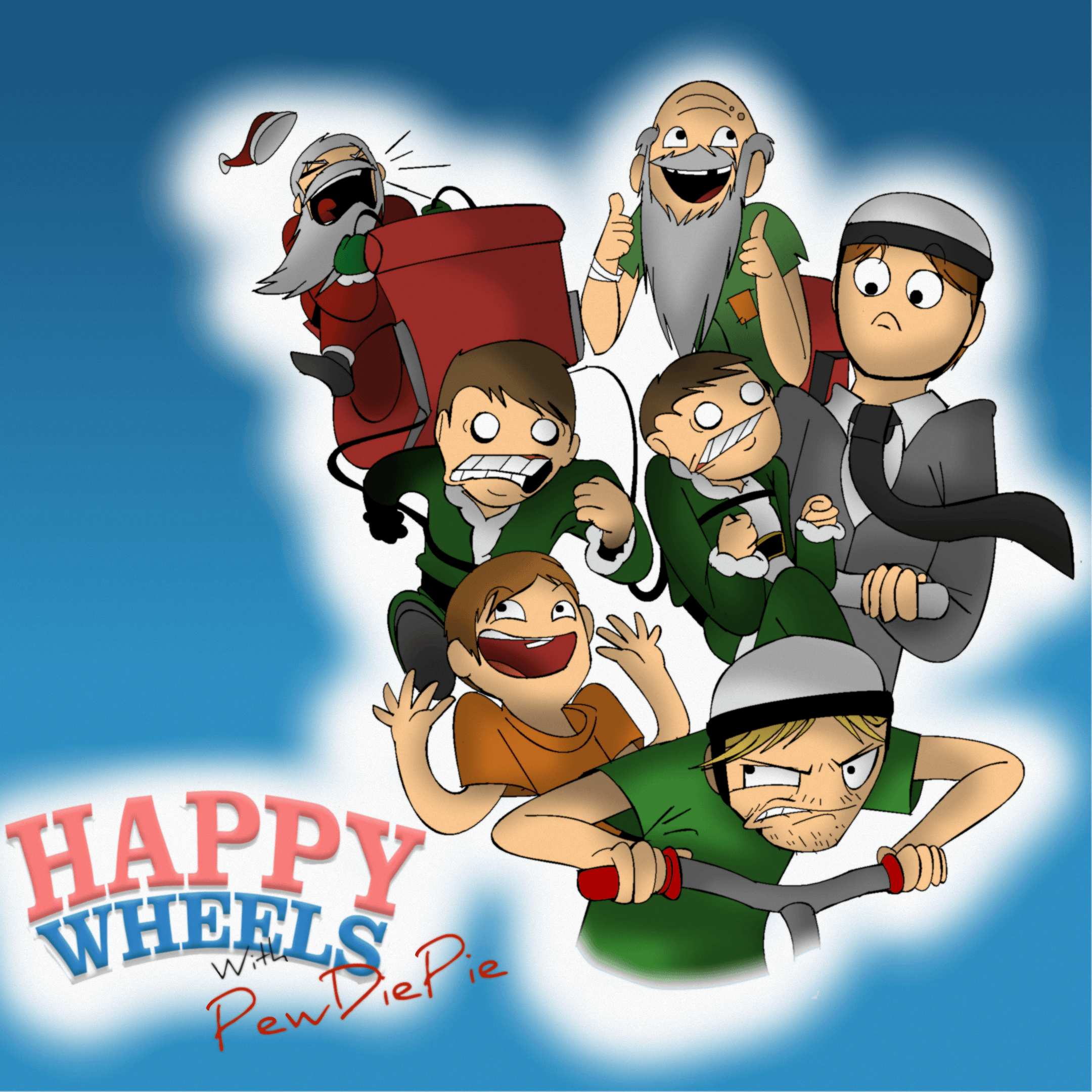 Happy Wheels With PewDiePie By PolisBil On DeviantART