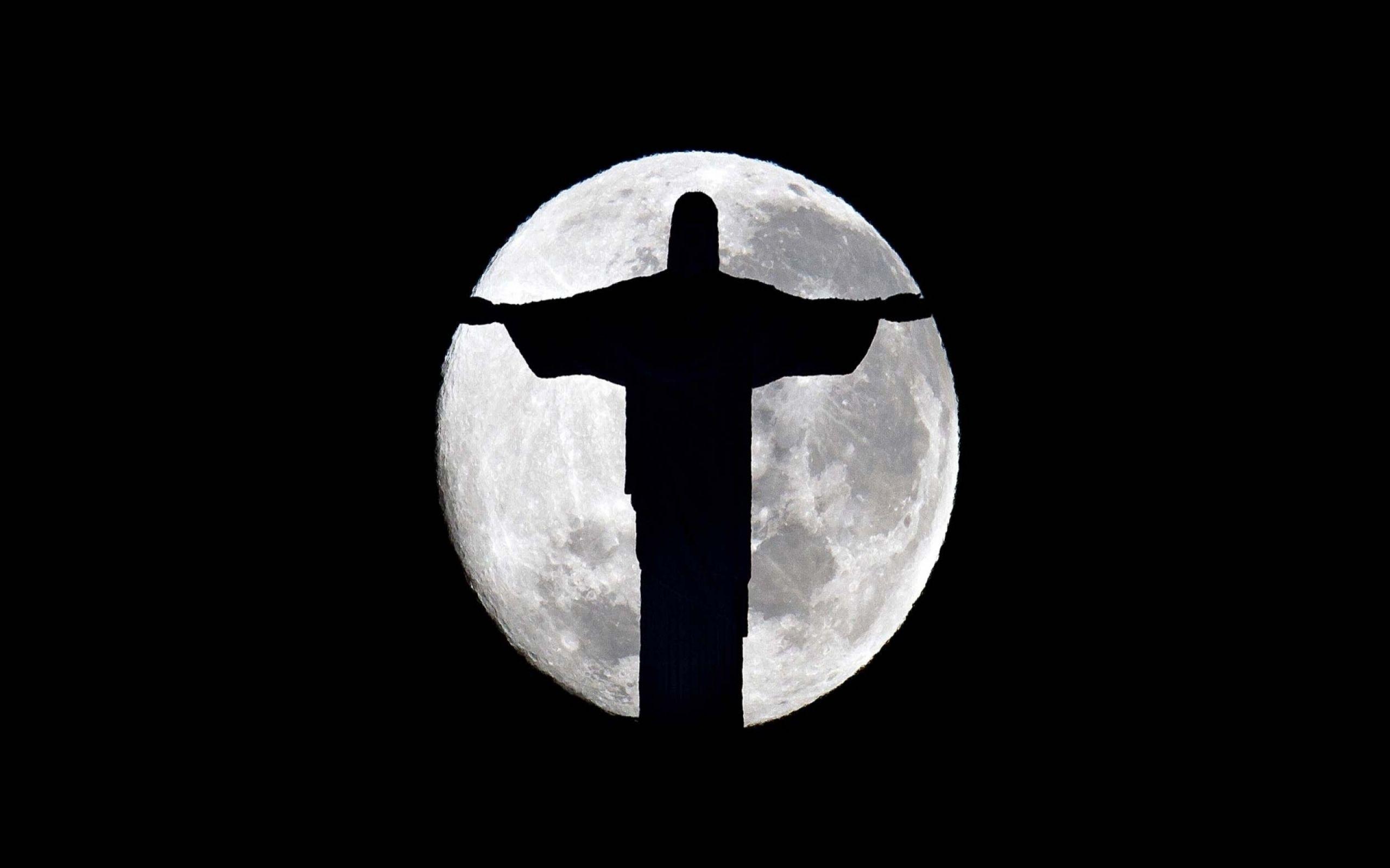 Christ The Redeemer Moon wallpapers