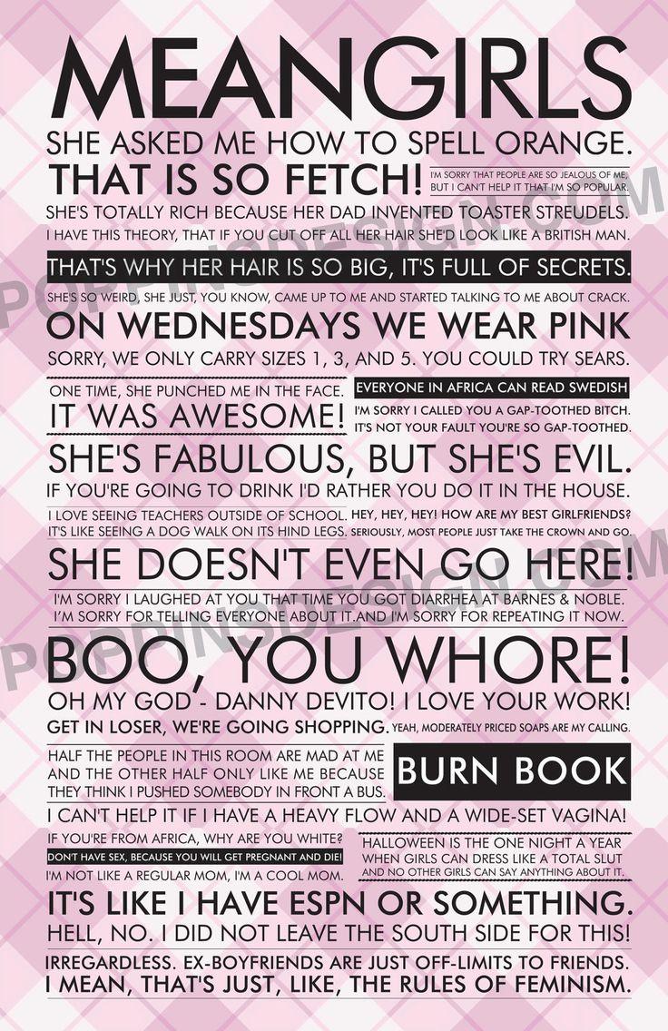 180 best Mean Girls