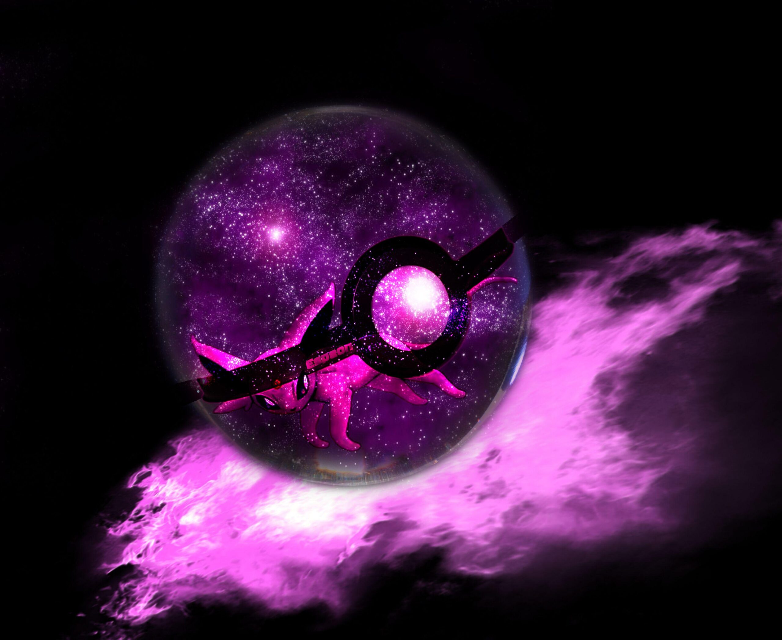 Pokeball of Espeon by Savaloid.deviantart on @DeviantArt