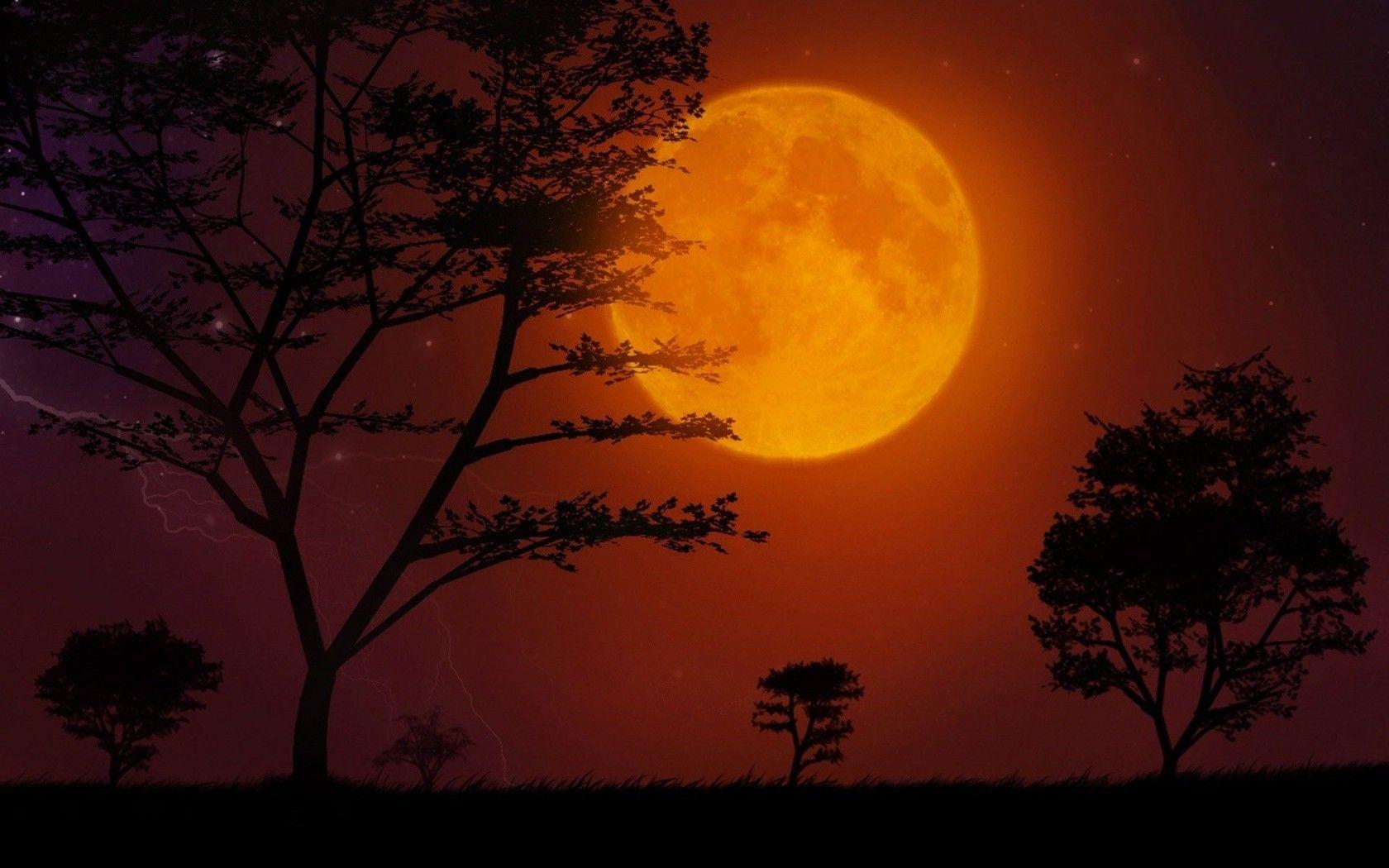 Red Moon Wallpapers HD