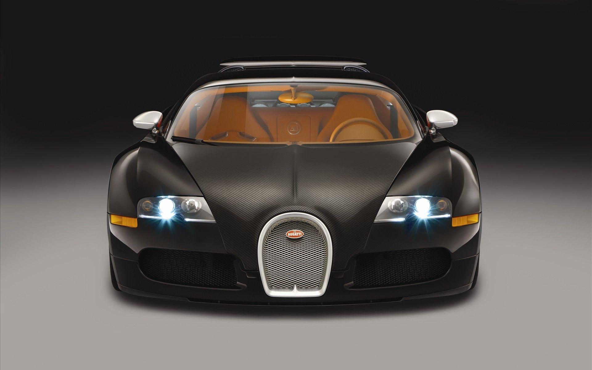 Front view white Bugatti EB 16.4 Veyron, the 16c galibier Image