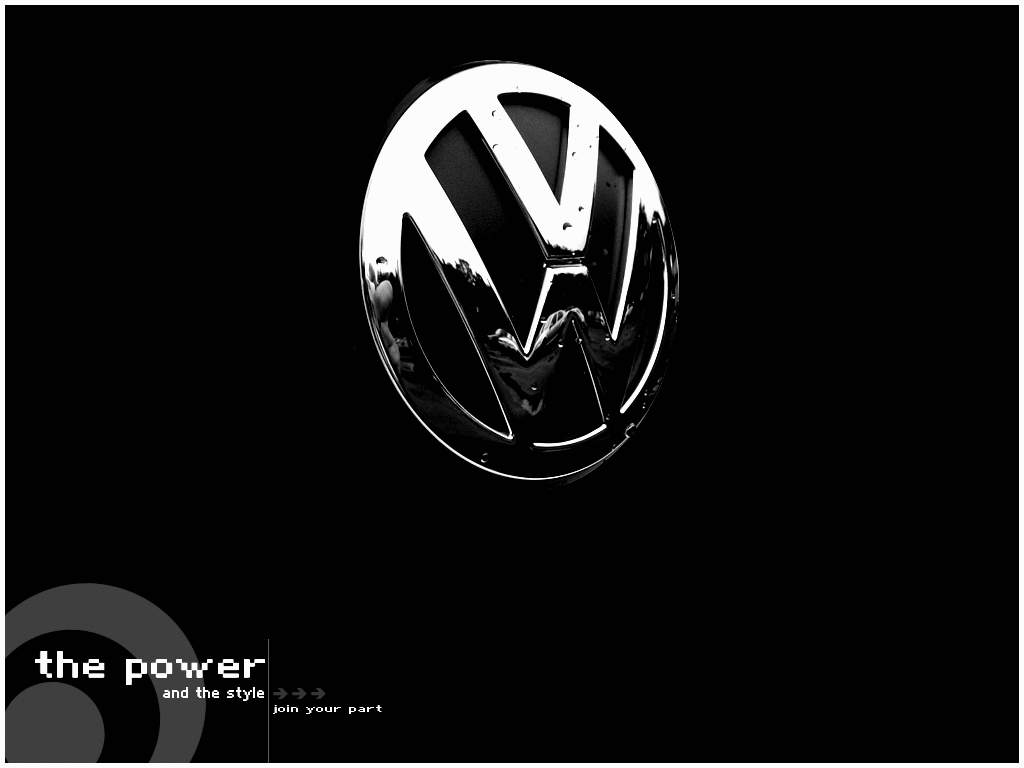 Cars Next: Volkswagen Logo Wallpapers