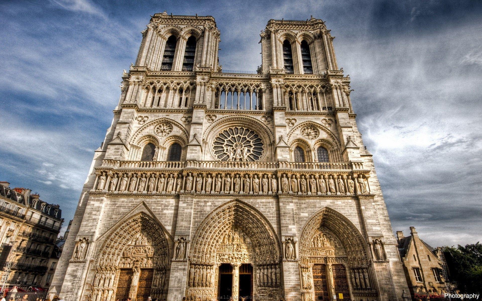 Notre Dame Cathed HD Wallpaper, Backgrounds Image