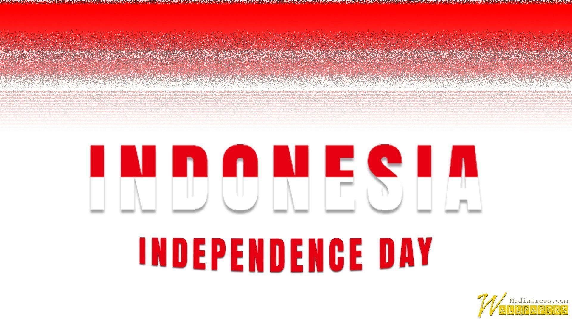 Indonesian Independence Day With The National Flag