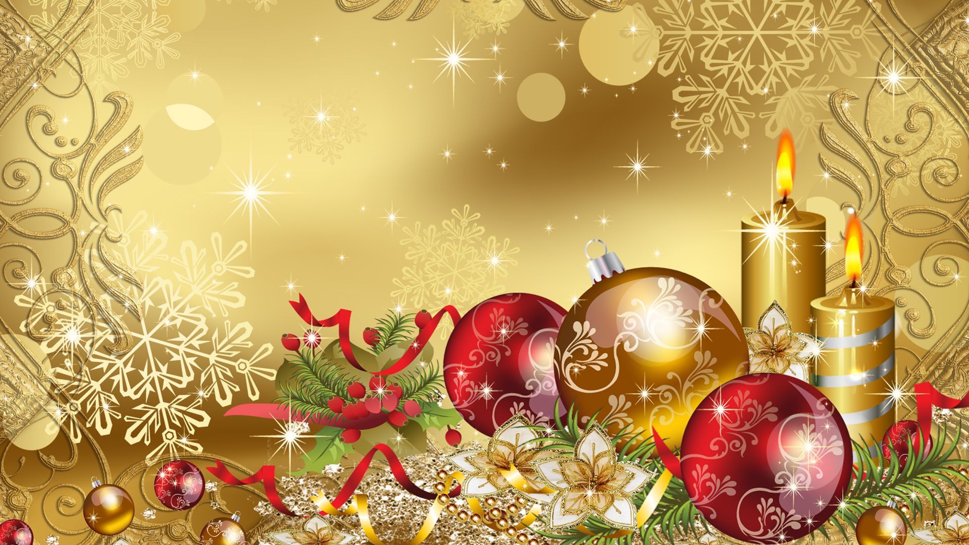 Gold Christmas Backgrounds