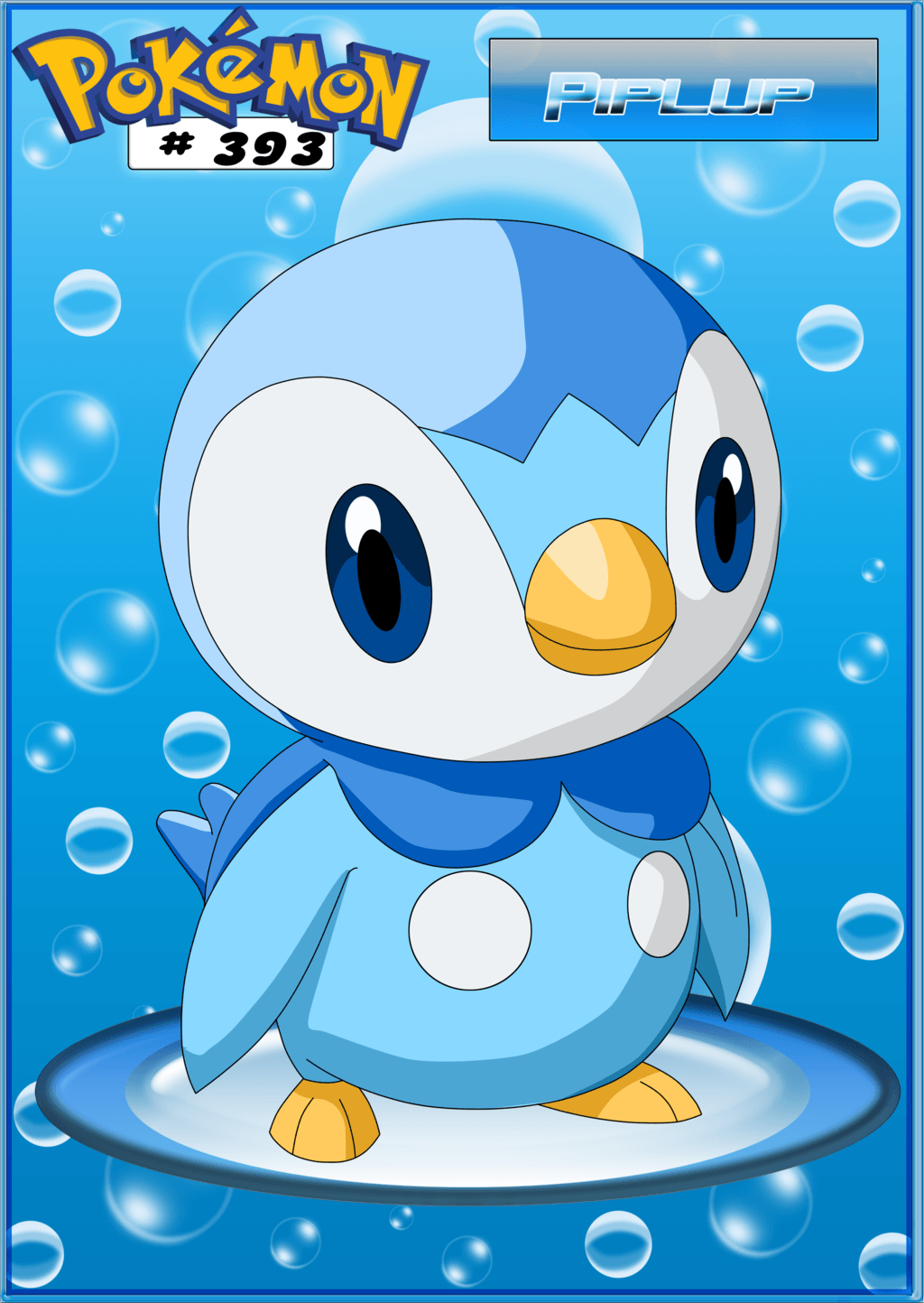 Piplup by PaMeLaEnGeL