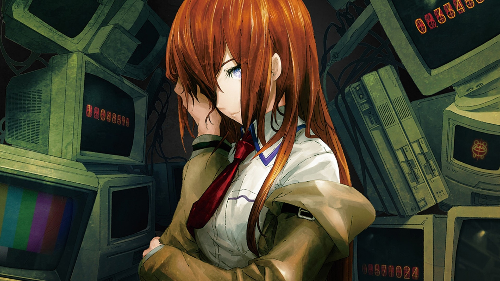 Portret Makise Kurisu. Wallpapers from Steins;Gate 0