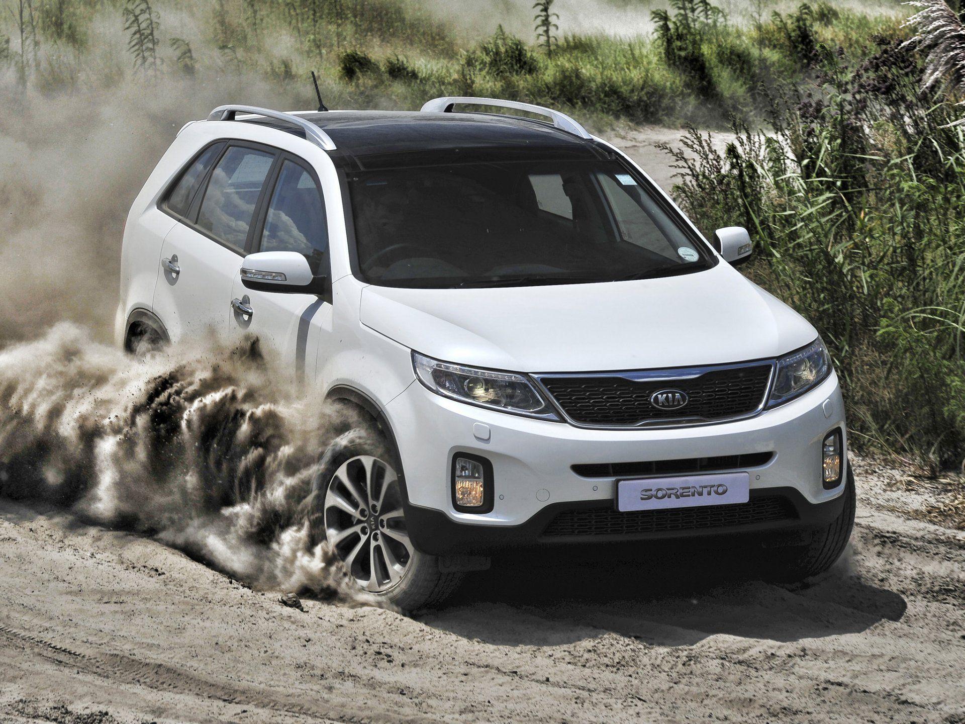 kia sorento dust land wheel slip HD wallpapers