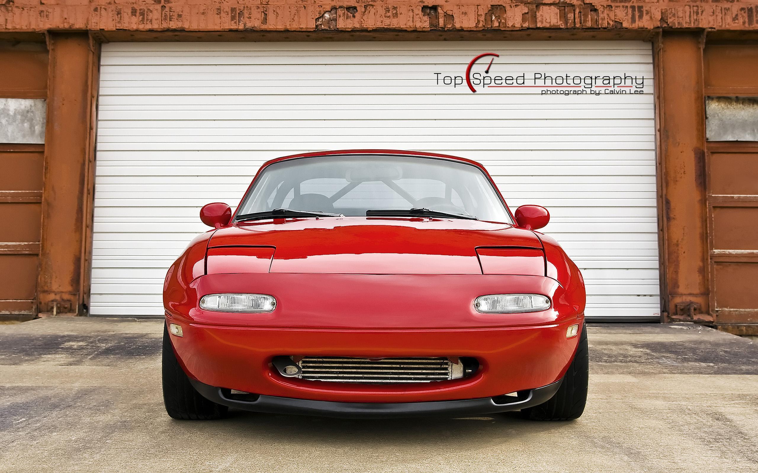 Red 1995 Mazda Miata wallpapers