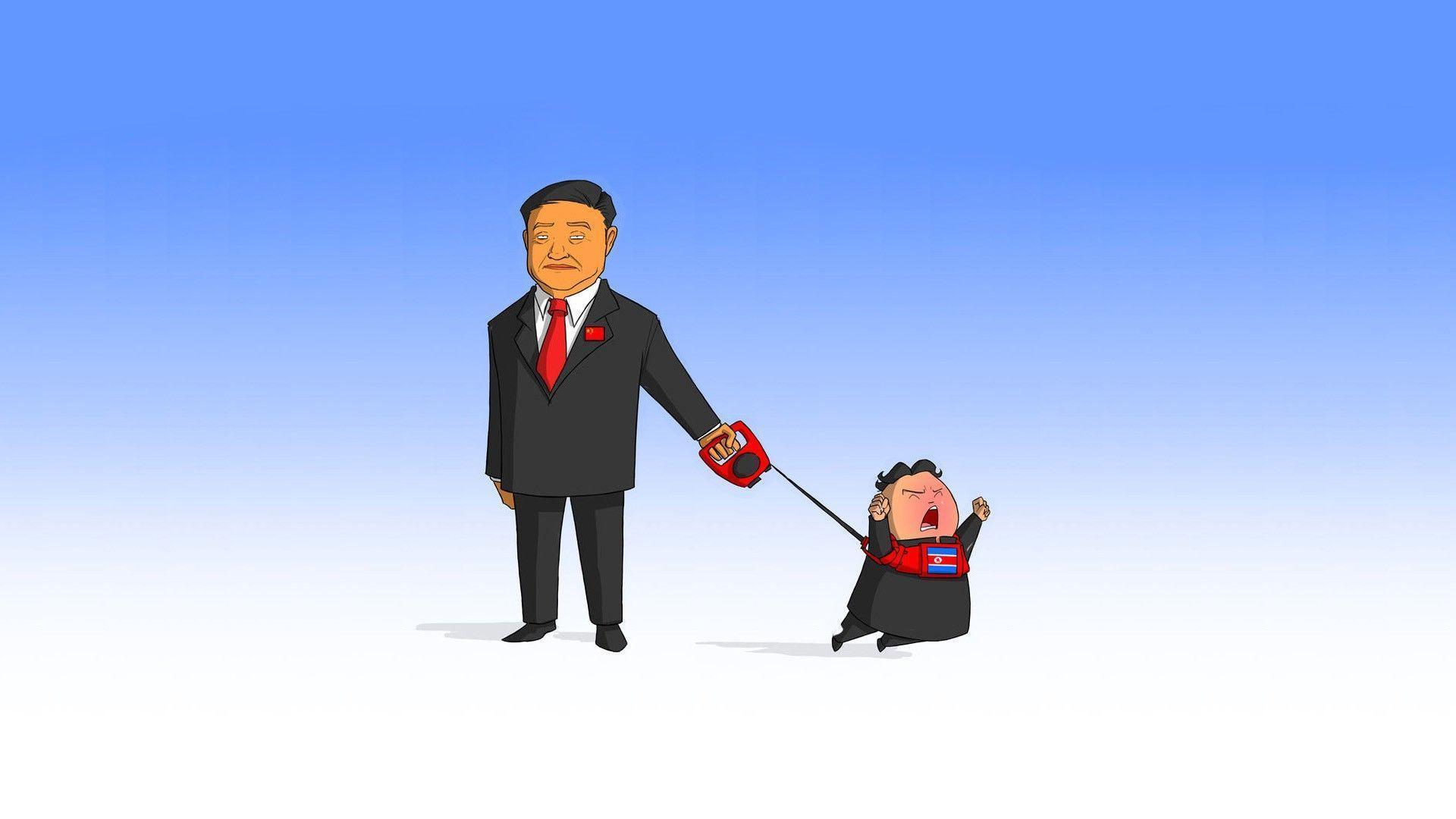 china north korea cartoon leash Wallpapers HD / Desktop and Mobile