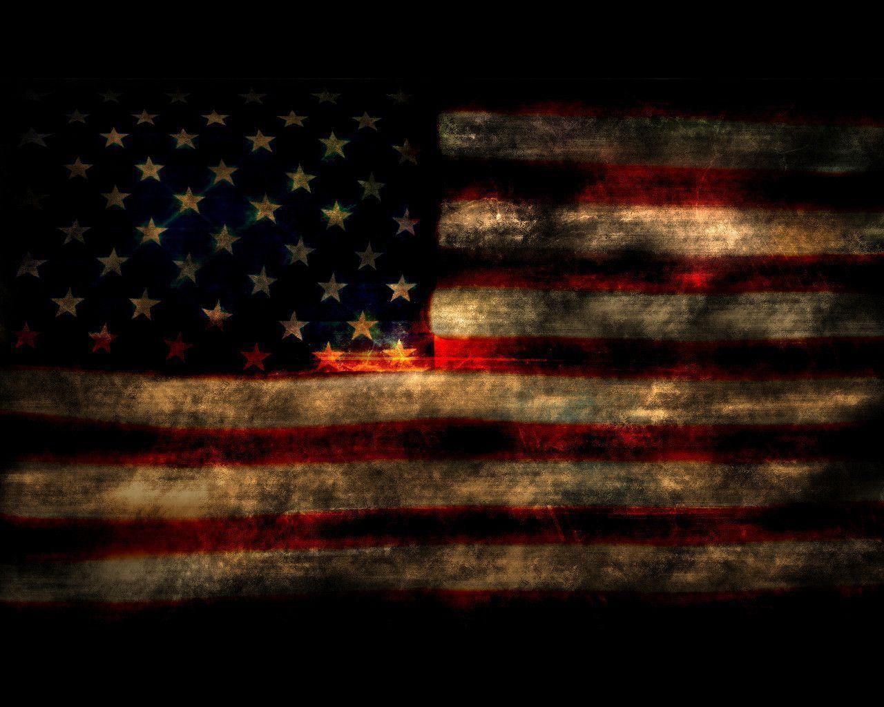 usa flag old style by jann1c