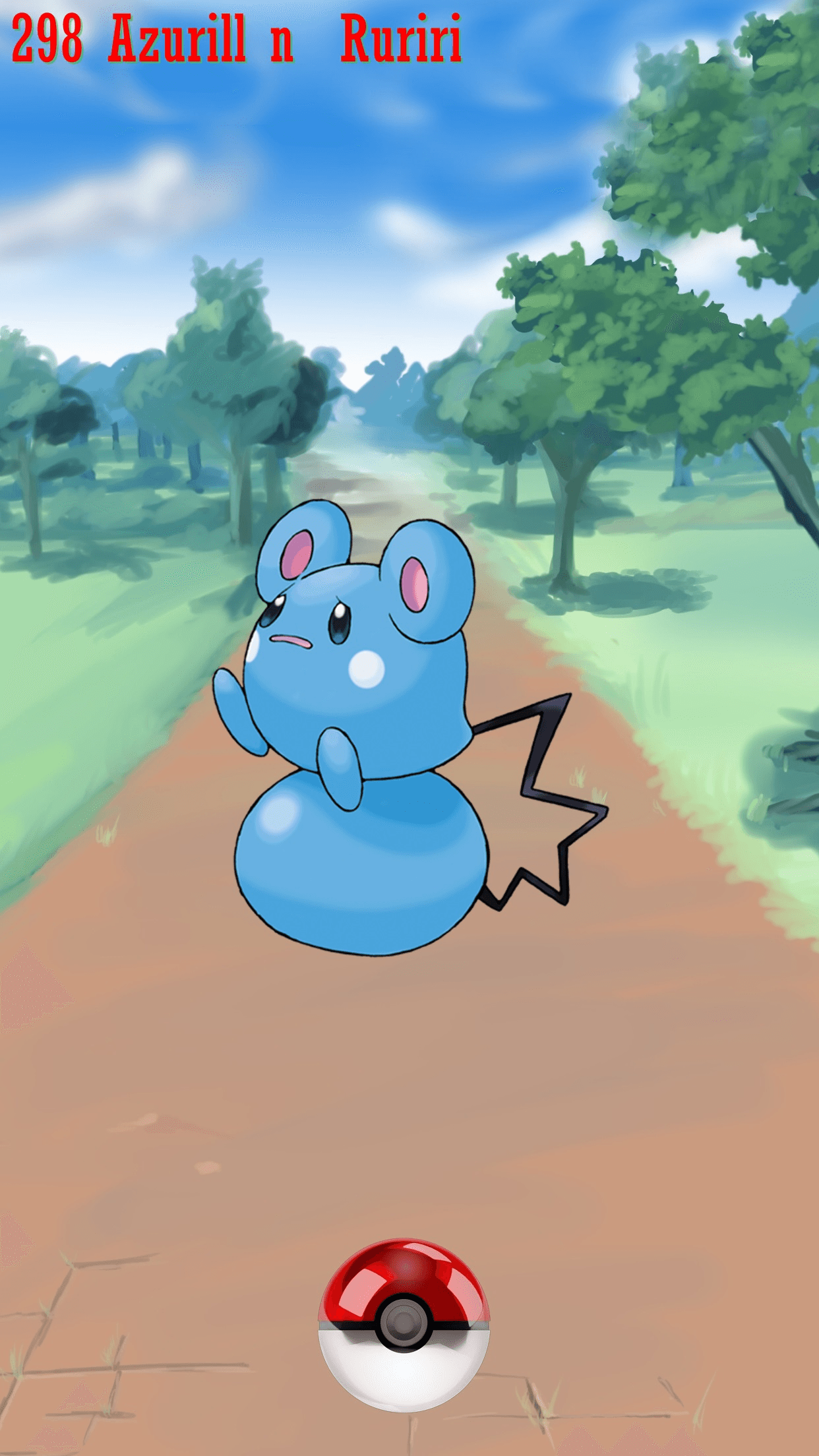 298 Street Pokeball Azurill n Ruriri