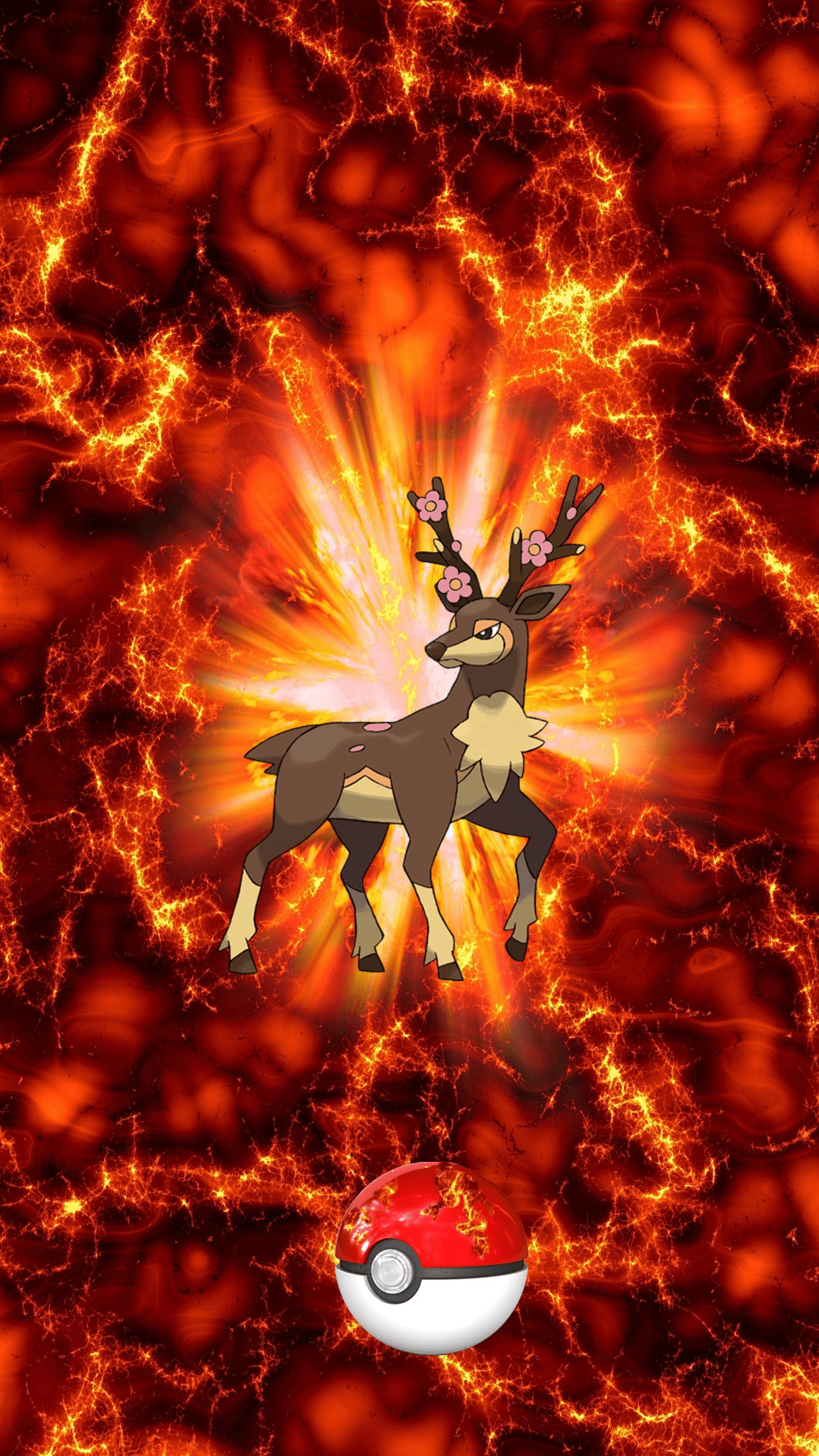 586 Fire Pokeball Sawsbuck 119 Mebukijika 91 Deerling