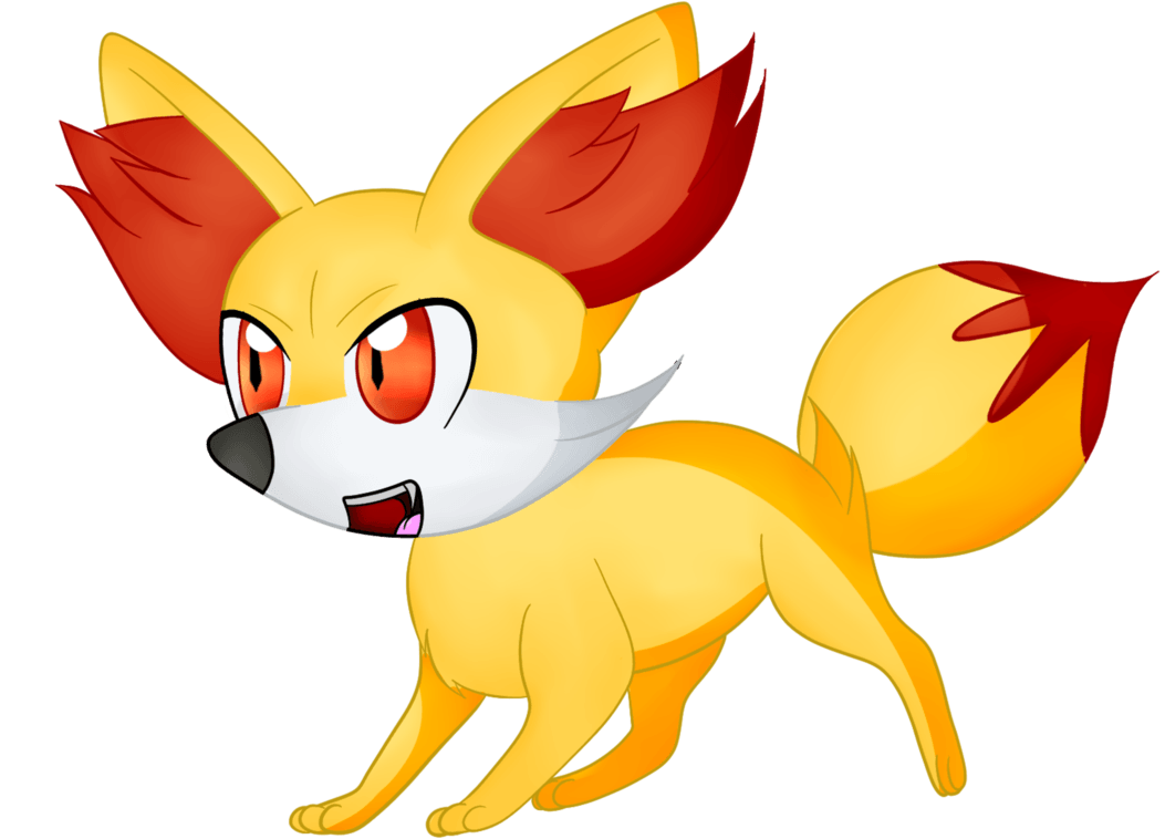 Fennekin drawing red fox ~ Frames ~ Illustrations ~ HD image