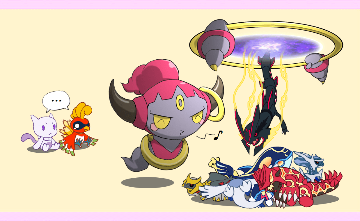 Hoopa spawning some Legendaries