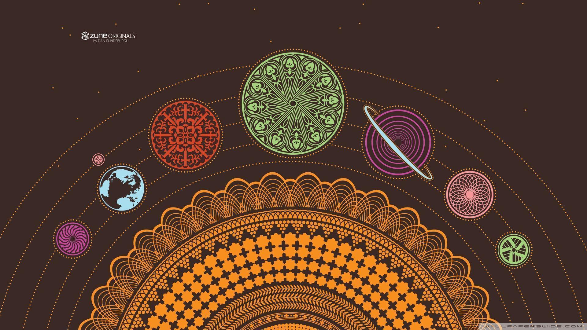 Zune Solar System HD desktop wallpapers : Widescreen : High