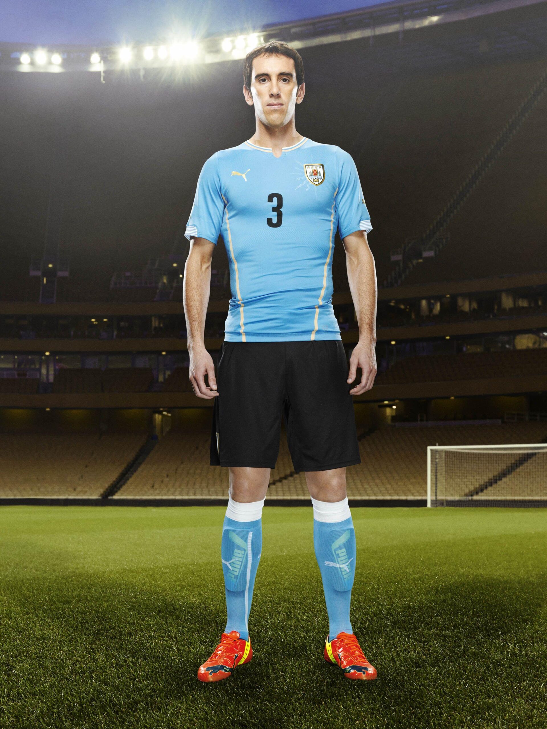 Diego Godin and Puma Launch Uruguay Home and Away Kits