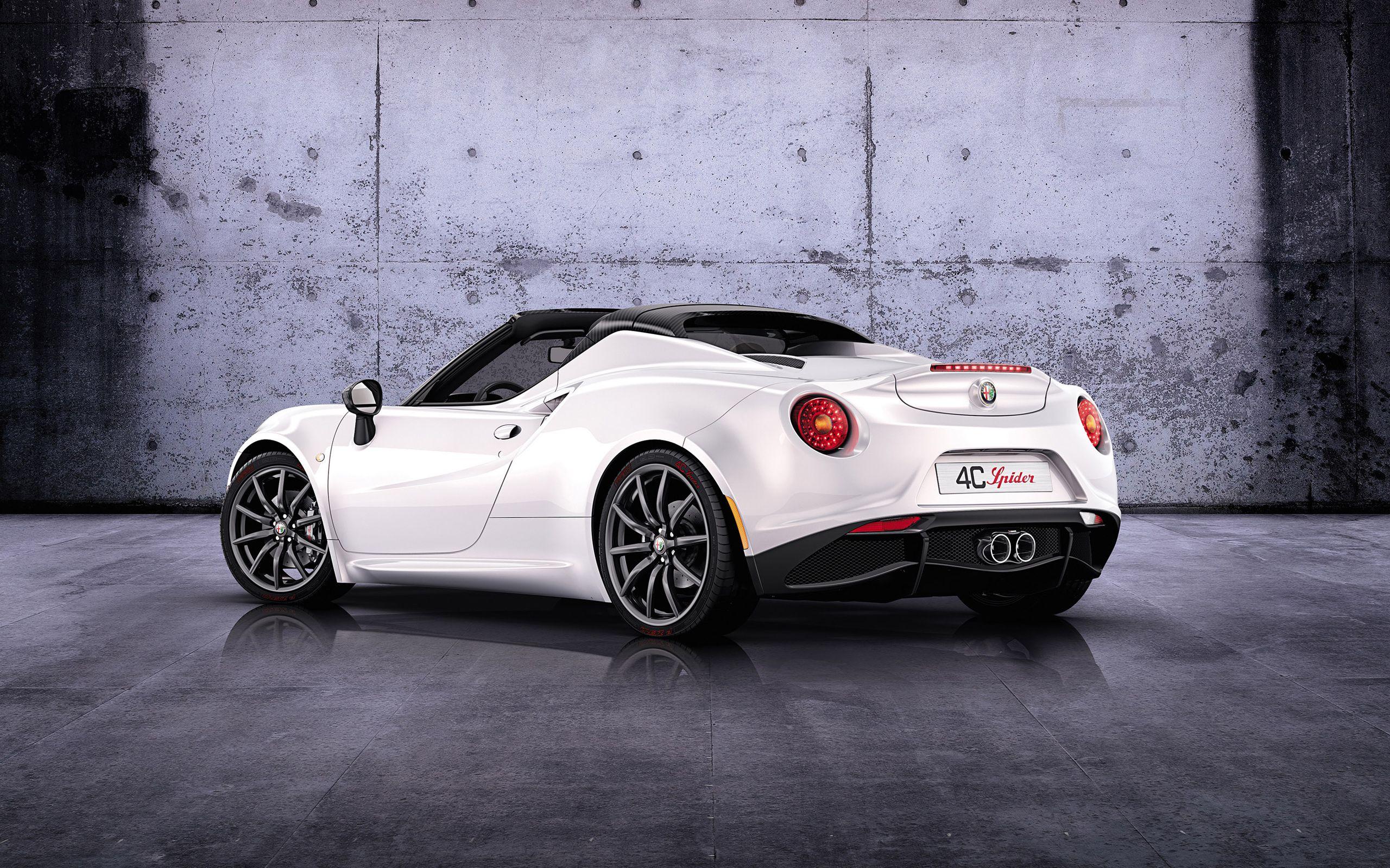 2014 Alfa Romeo 4C Spider Prototype 3 Wallpapers