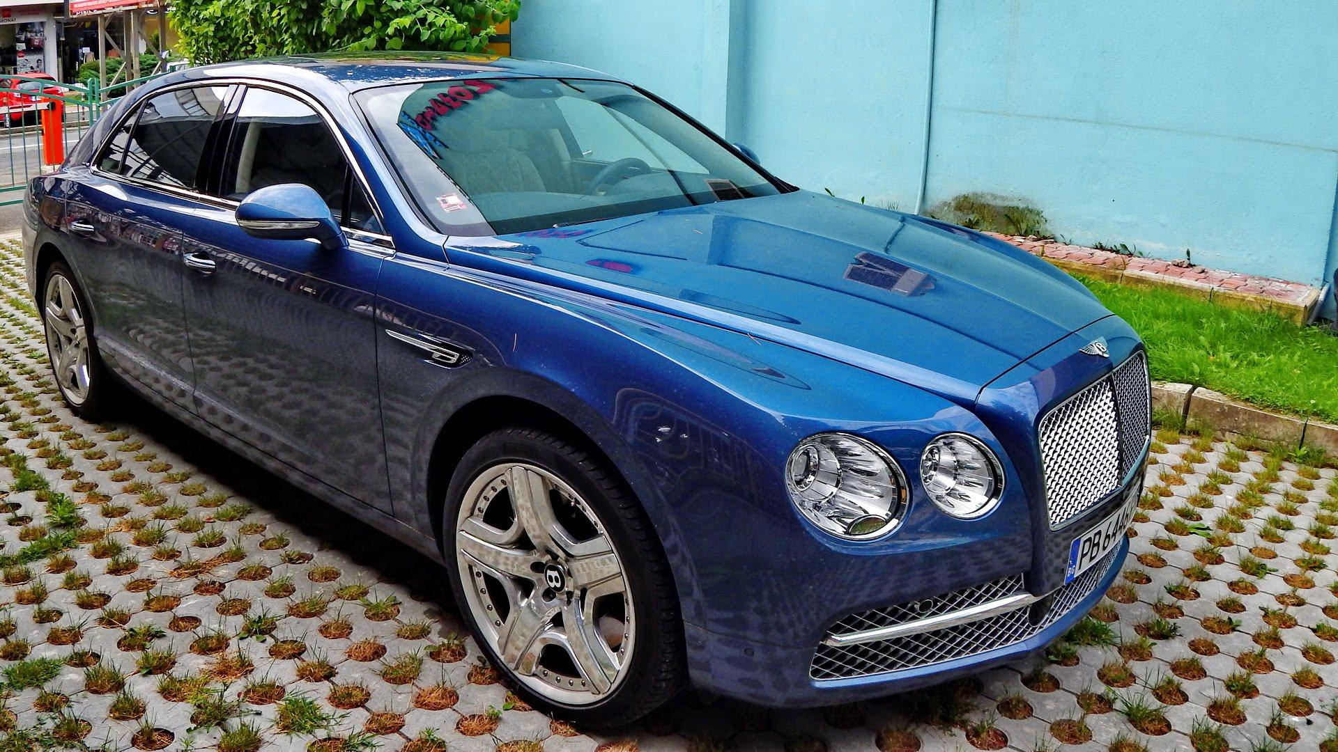 Blue Bentley Flying Spur W12 Wallpapers Car Pictures Website