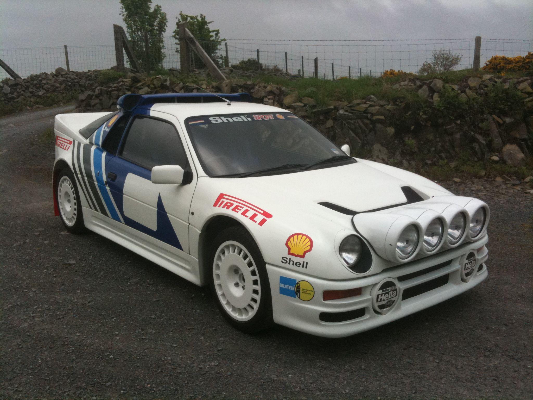 My Ford RS200 replica , with rally livery