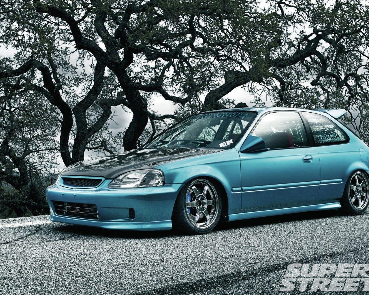 honda civic ek modified wallpapers