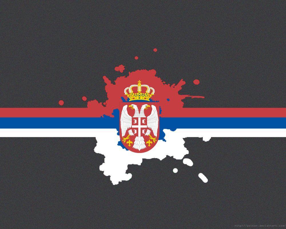 Serbian flag by polkan