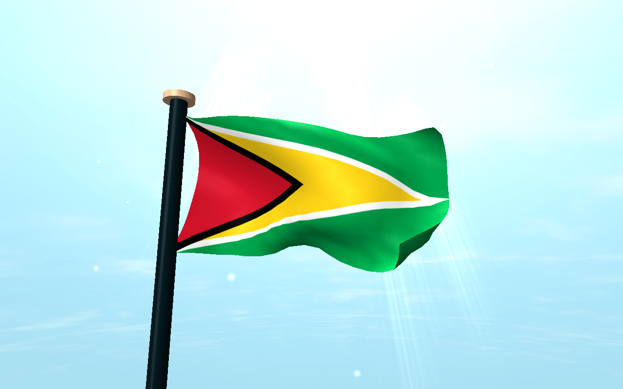 Guyana Flag 3D Free Wallpapers