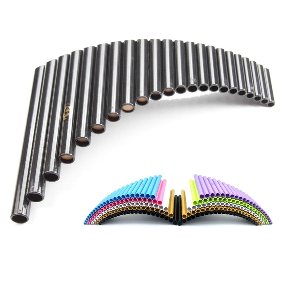 Pan Flute 18 Pipes ABS Wind Instrument Panpipe C Key Flauta Handmade