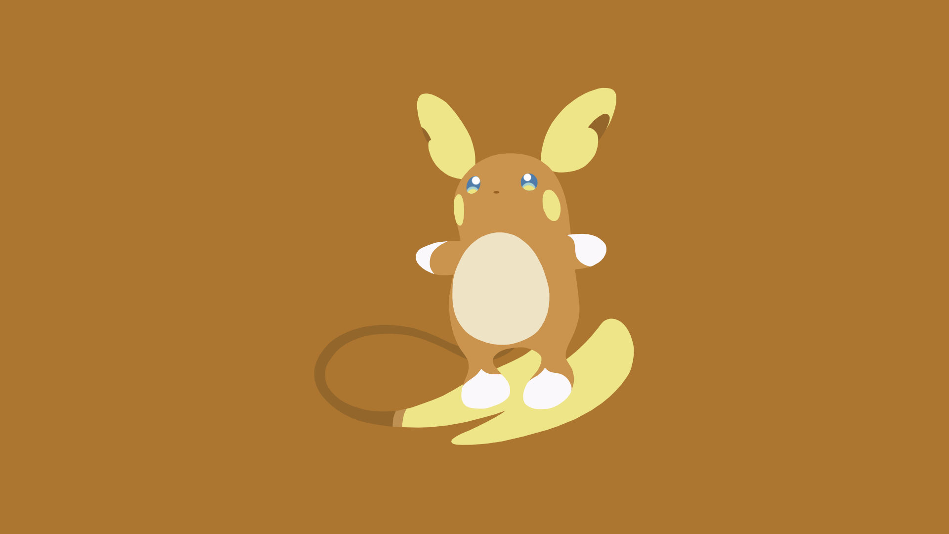 Minimalistic Wallpaper: Alolan Raichu