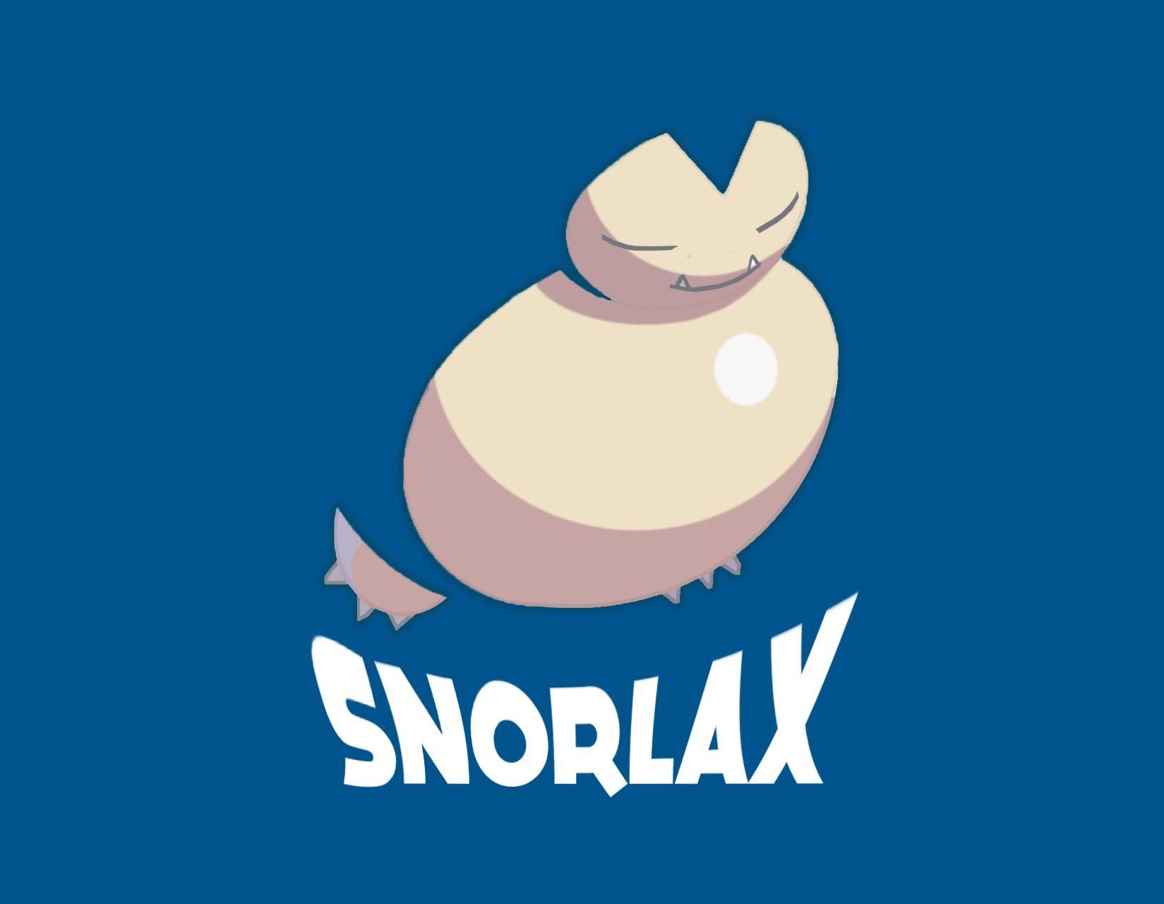 Snorlax Minimalist Phone Wallpapers