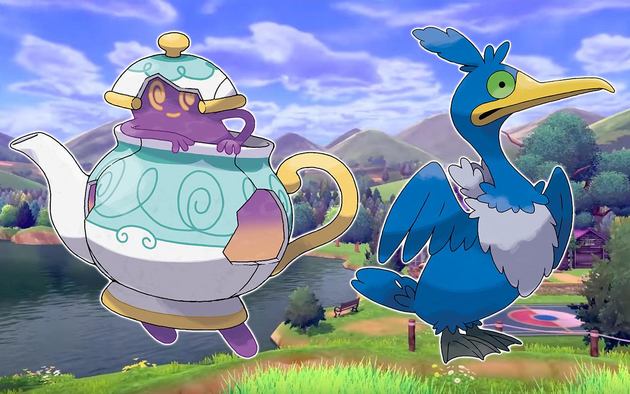 Pokémon Sword And Shield Gets Polteageist, Cramorant