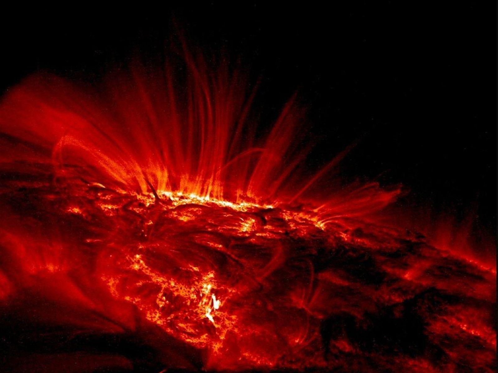 The Suns Solar Flares, Nasa : Desktop and mobile wallpapers : Wallippo